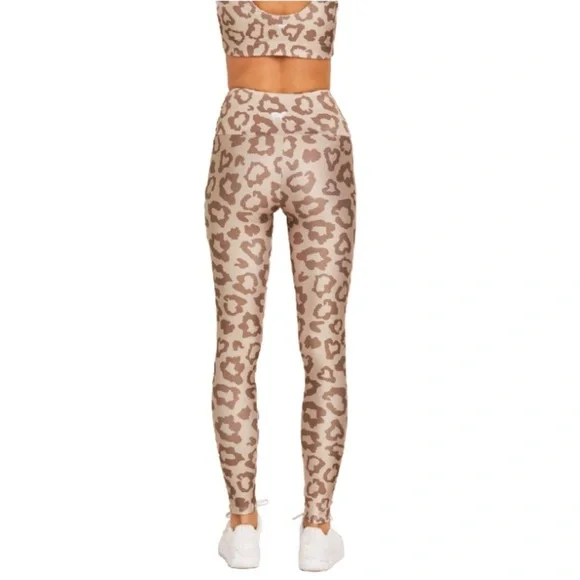 Goldsheep Clothing Leggings Brown Leopard Workout Leggings Size Large Womens - Picture 4 of 11